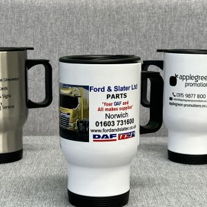 Personalised Travel Mugs: Click Here To View Larger Image