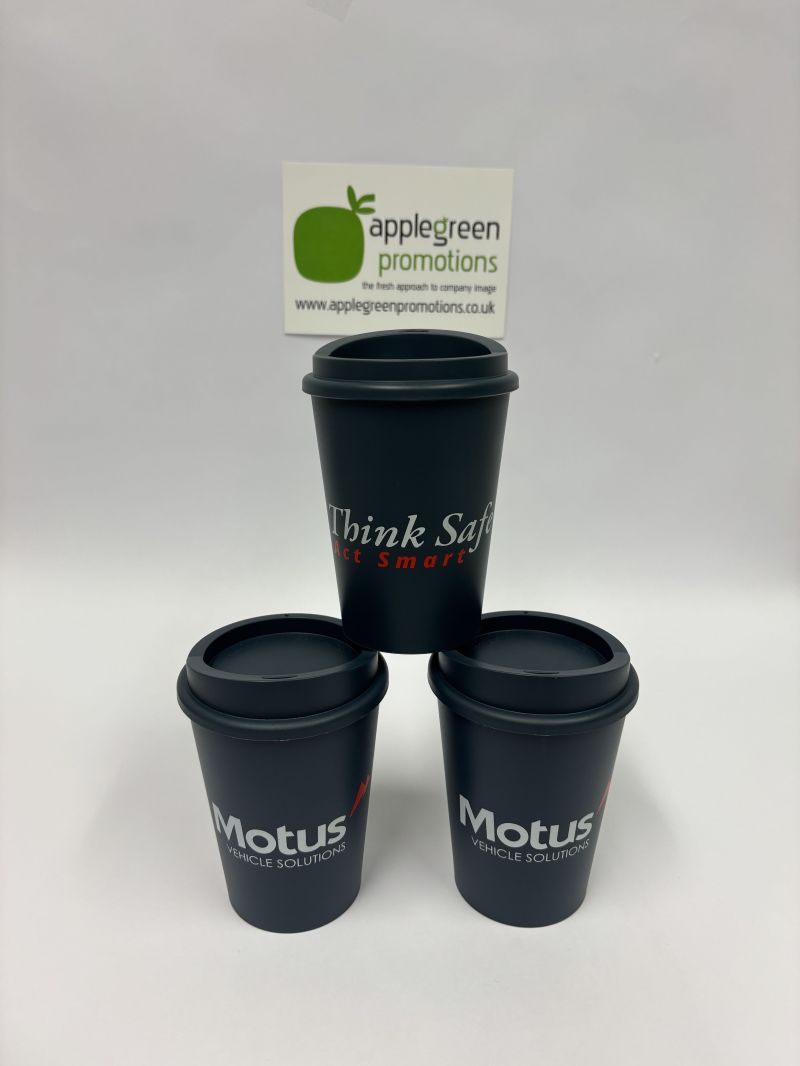 Coffee cups for Motus vehicle solutions: Swipe To View More Images