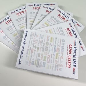 A5 Pads for Harris DAF: Click Here To View Larger Image