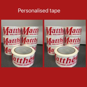 Personalised Packing Tape: Click Here To View Larger Image